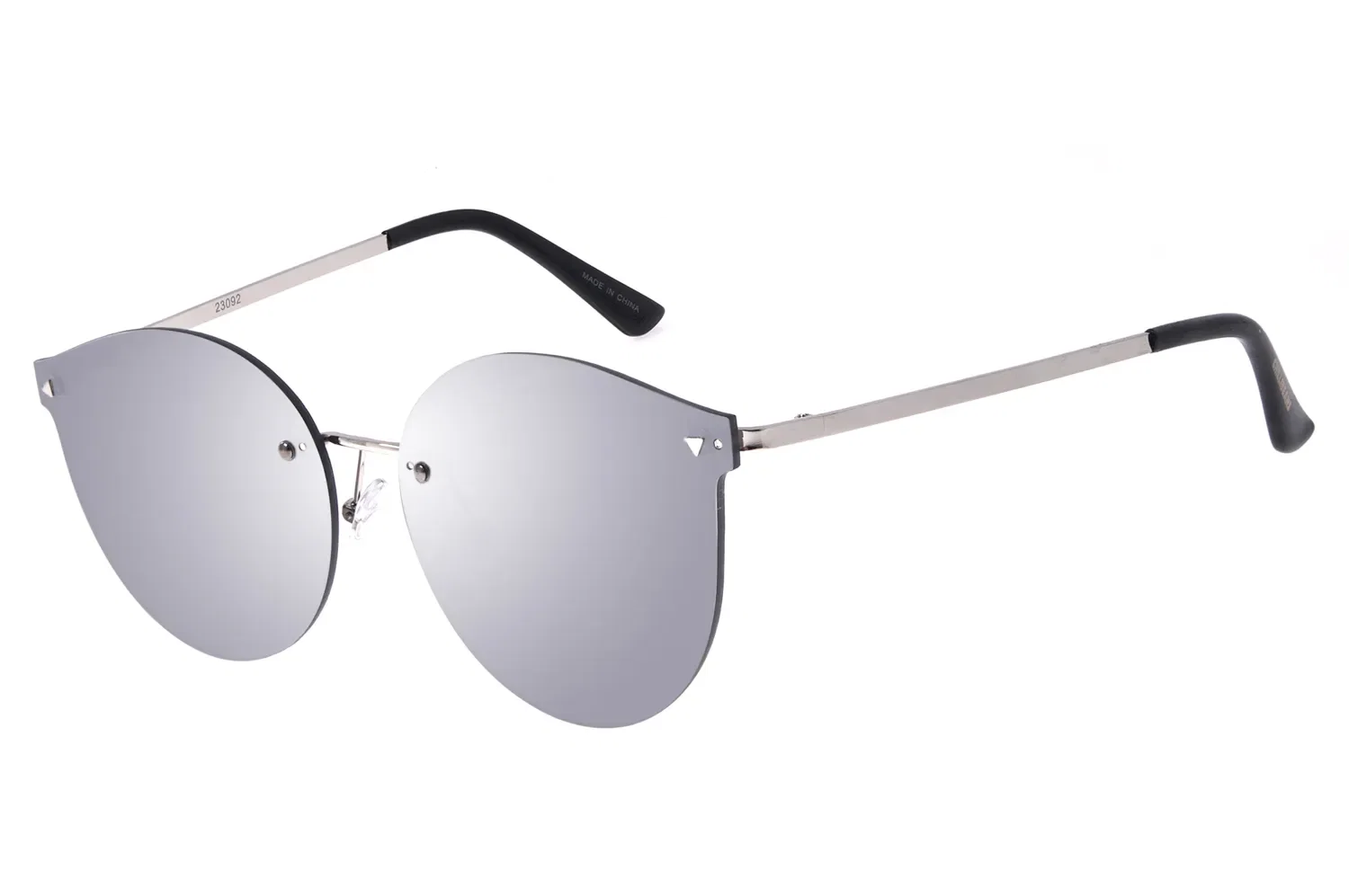 Óculos De Sol Feminino Chilli Beans Cat Flutuante Prata — imagem 1