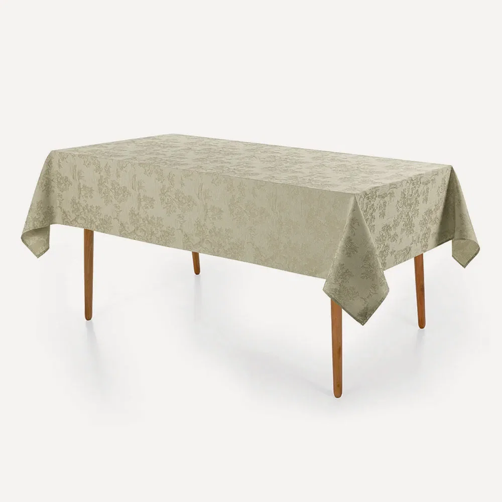 Toalha de Mesa Retangular 6 Lugares Grazia Alecrim — imagem 1