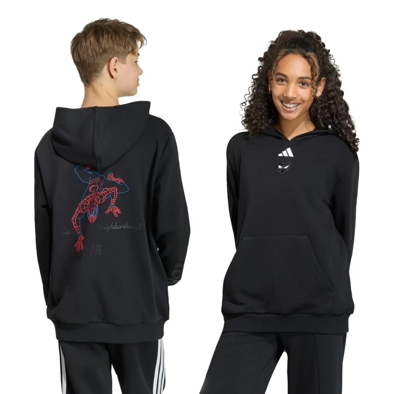 Blusão de Moletom Adidas Marvel Spider-Man Infantil