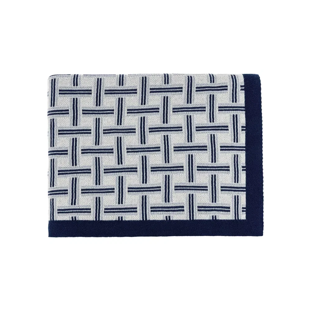 Peseira Tricot 100% Algodão Canti Azul — imagem 1