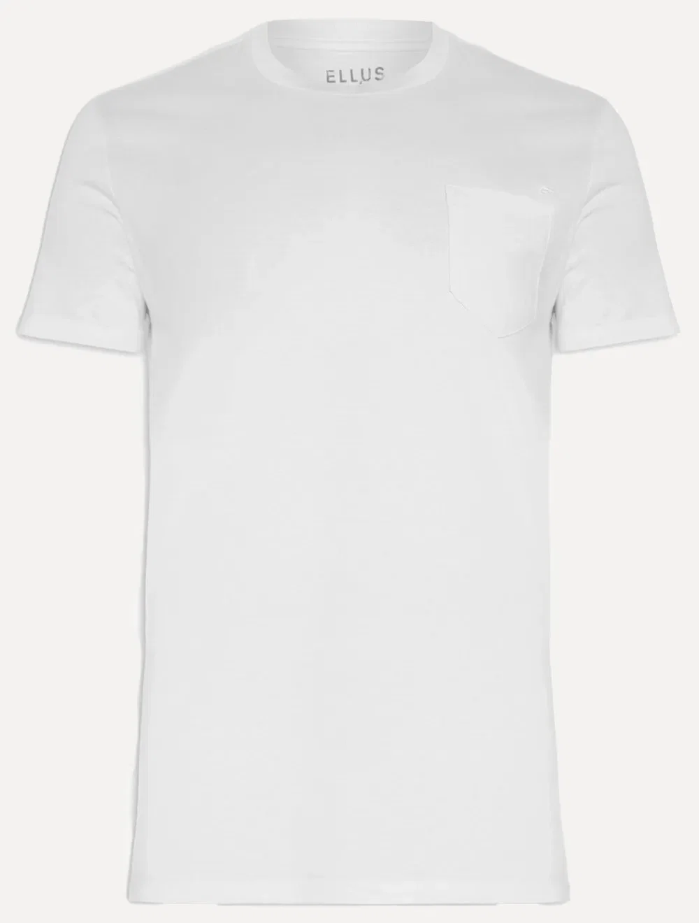 Camiseta Ellus Masculina Cotton Fine Easa Pocket Classic Branca