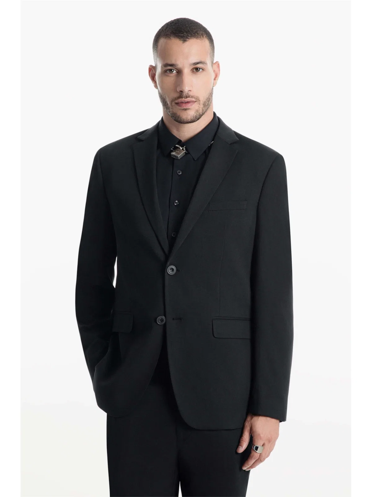 Blazer Melange Classic Preto