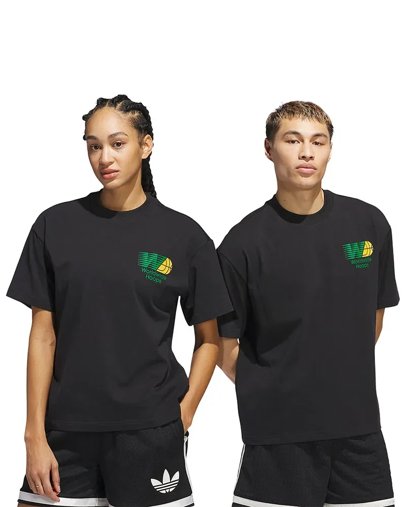 Camiseta adidas World Wide Hoops Masculina — imagem 1