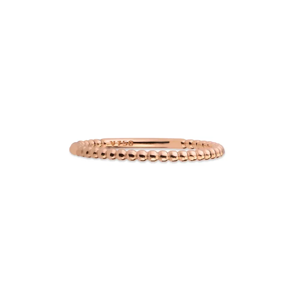 Anel Stacky em Ouro Rosé 18k