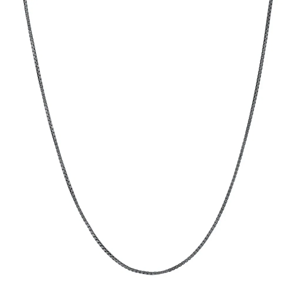 Corrente Veneziana em Prata 925 com Ródio Negro, 60cm — imagem 1