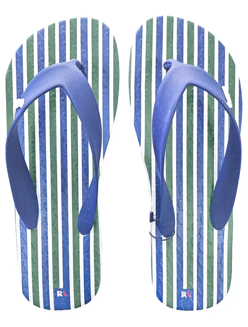 Chinelo Reserva Masculino Marina Lines Branco / Azul Marinho