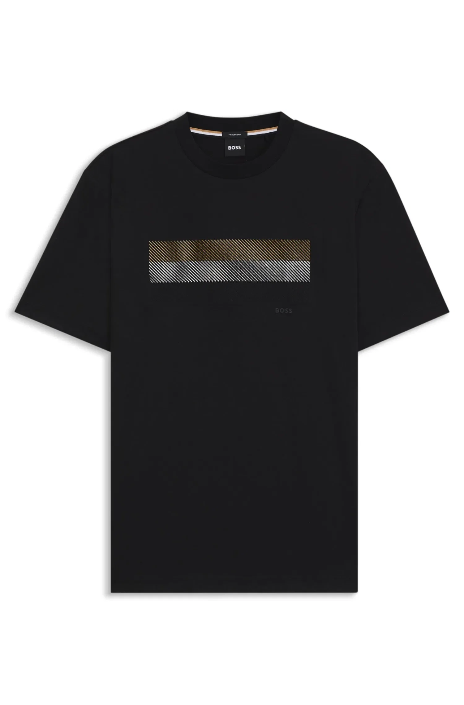 Camiseta Em Jersey De Algodão Com Logo