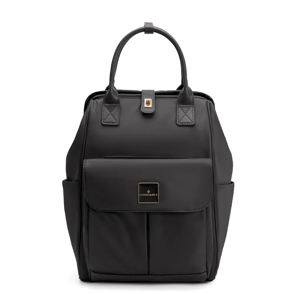 Mochila Grande Nylon Preta