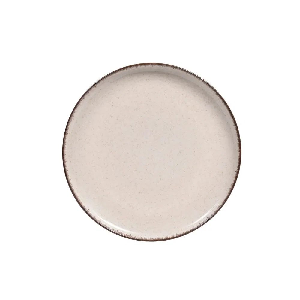 Prato de Sobremesa Mood em Porcelana 19cm Kutahya Canela — imagem 1