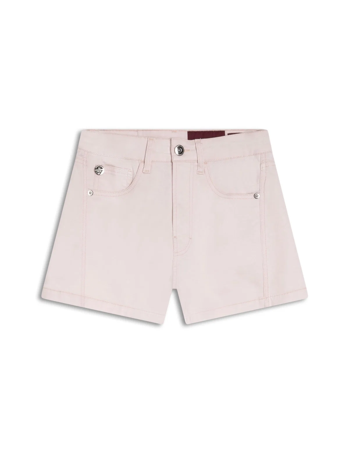 Bermuda Color Satin (Boyish) Lat Deslocada Rosa — imagem 1