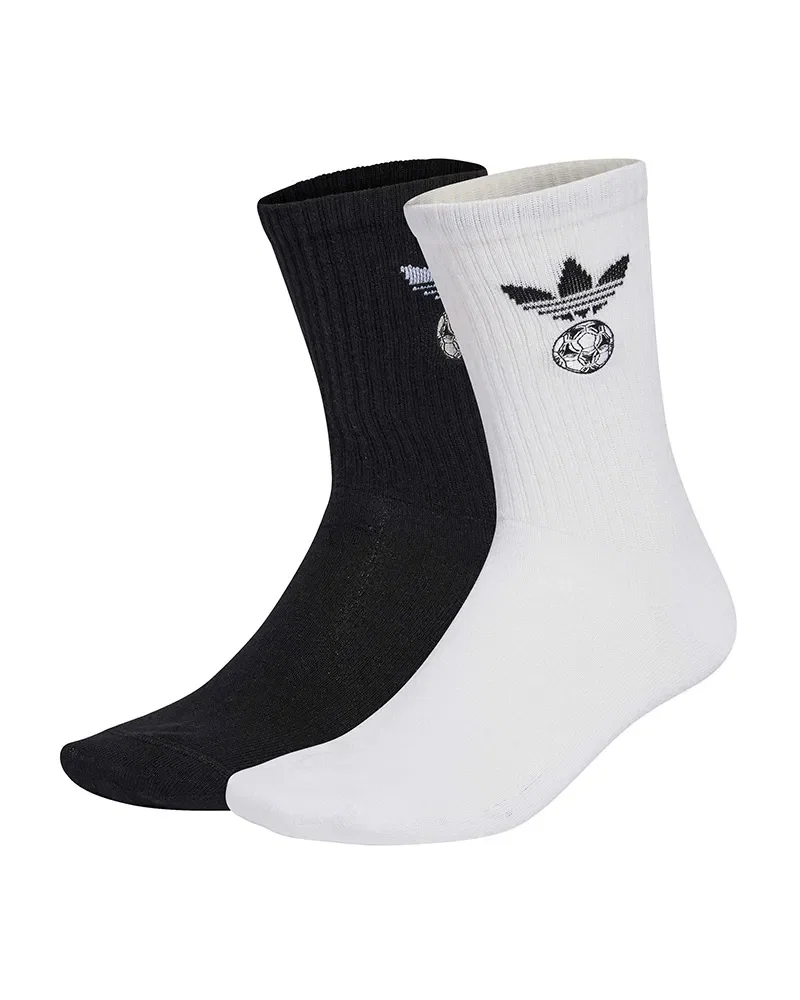 Meia adidas Futebol Crew 2 Pares Unissex — imagem 1