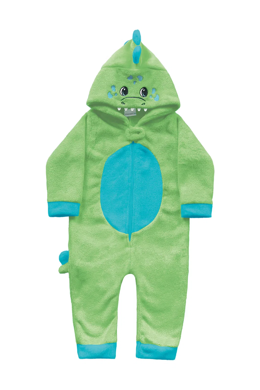 Kigurumi dinossauro em fleece