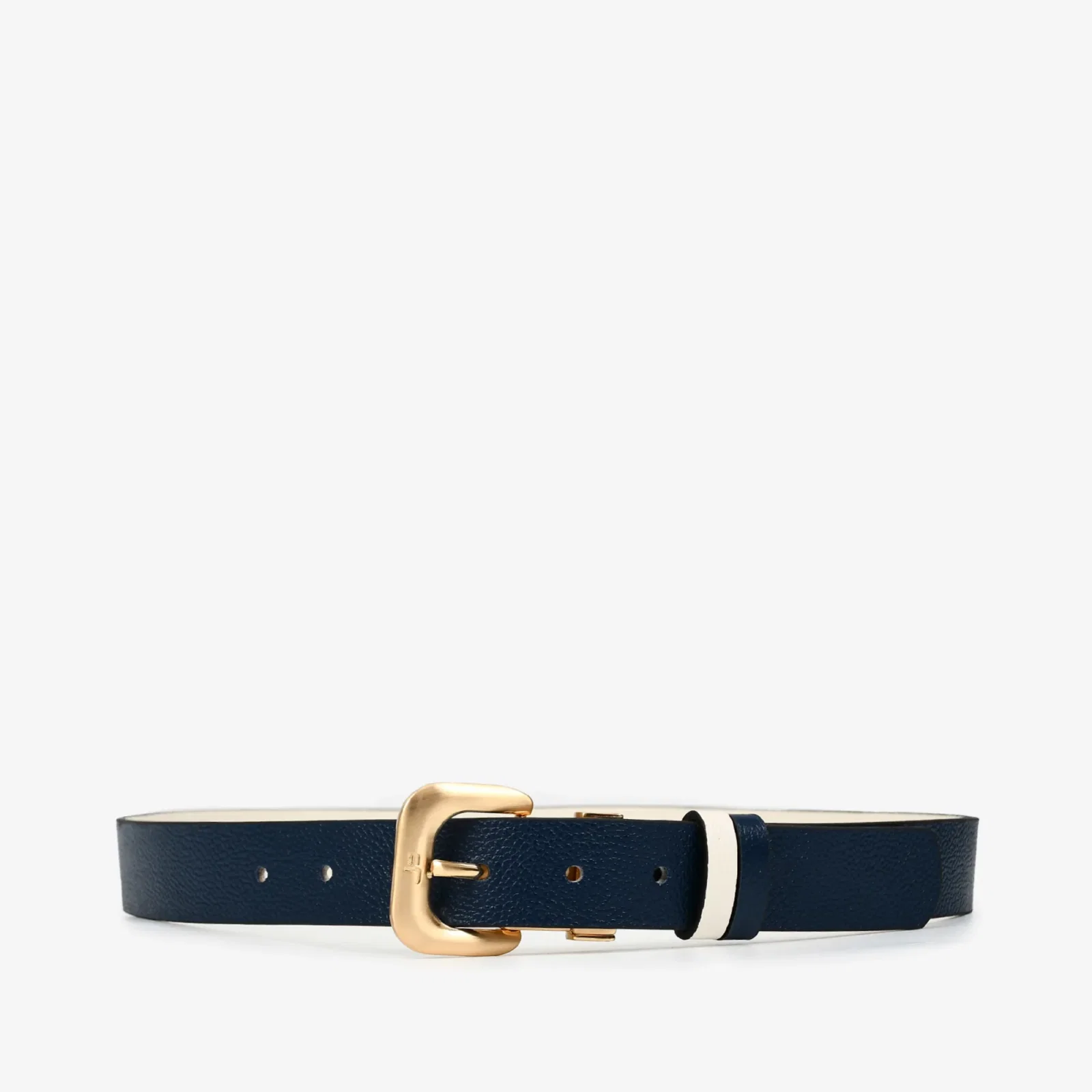 Cinto Reversível Off White Cordilheira Marinho Uco Jb Couro
