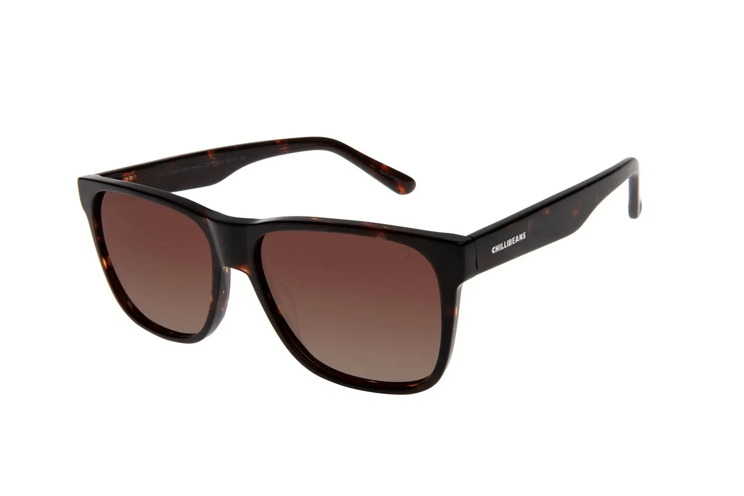Óculos de Sol Masculino Chilli Beans AC Quadrado Degradê Marrom