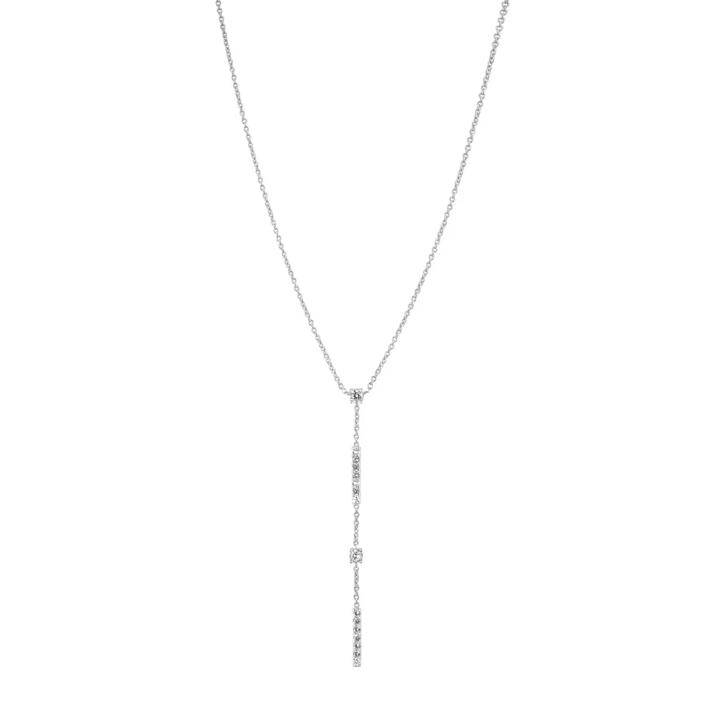 Colar Life Vênus em Prata 925 com Pedras Incolores, 50cm — imagem 1