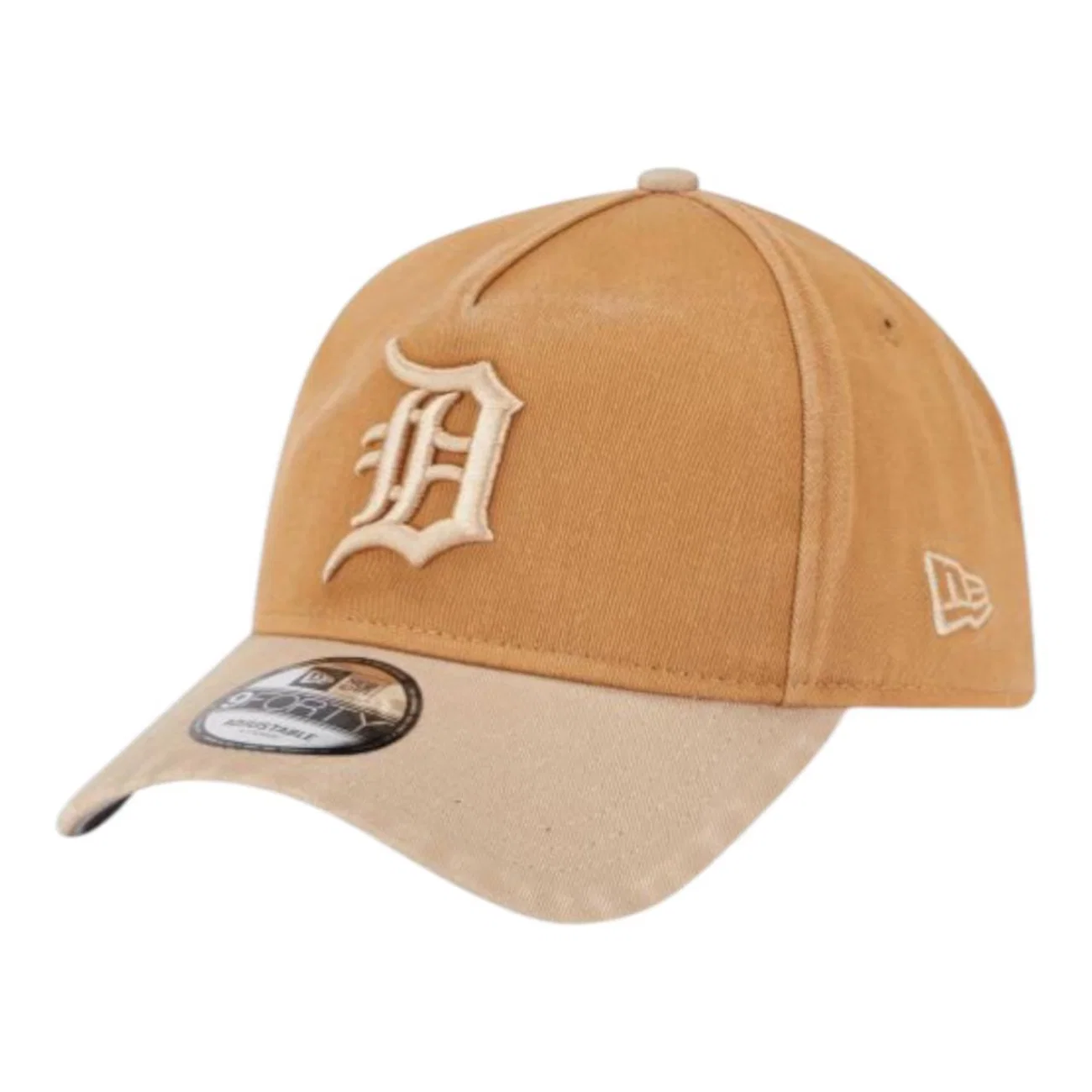 Boné Masculino New Era 940 A-Frame Detroit Tigers Washed Earthtones Aba Curva — imagem 1