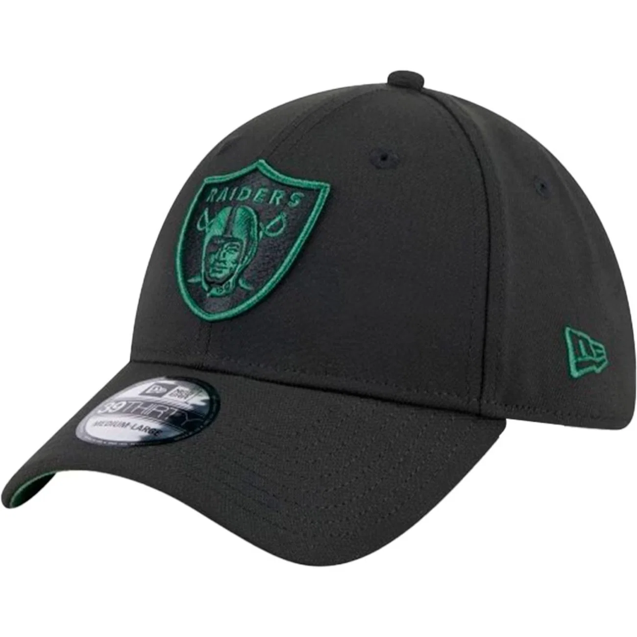 Boné Aba Curva New Era 39 Thirty Las Vegas Raiders NFL Masculino