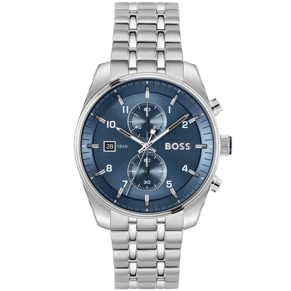 Relógio Hugo Boss Skytraveller em Aço Prateado 1514216 — imagem 1