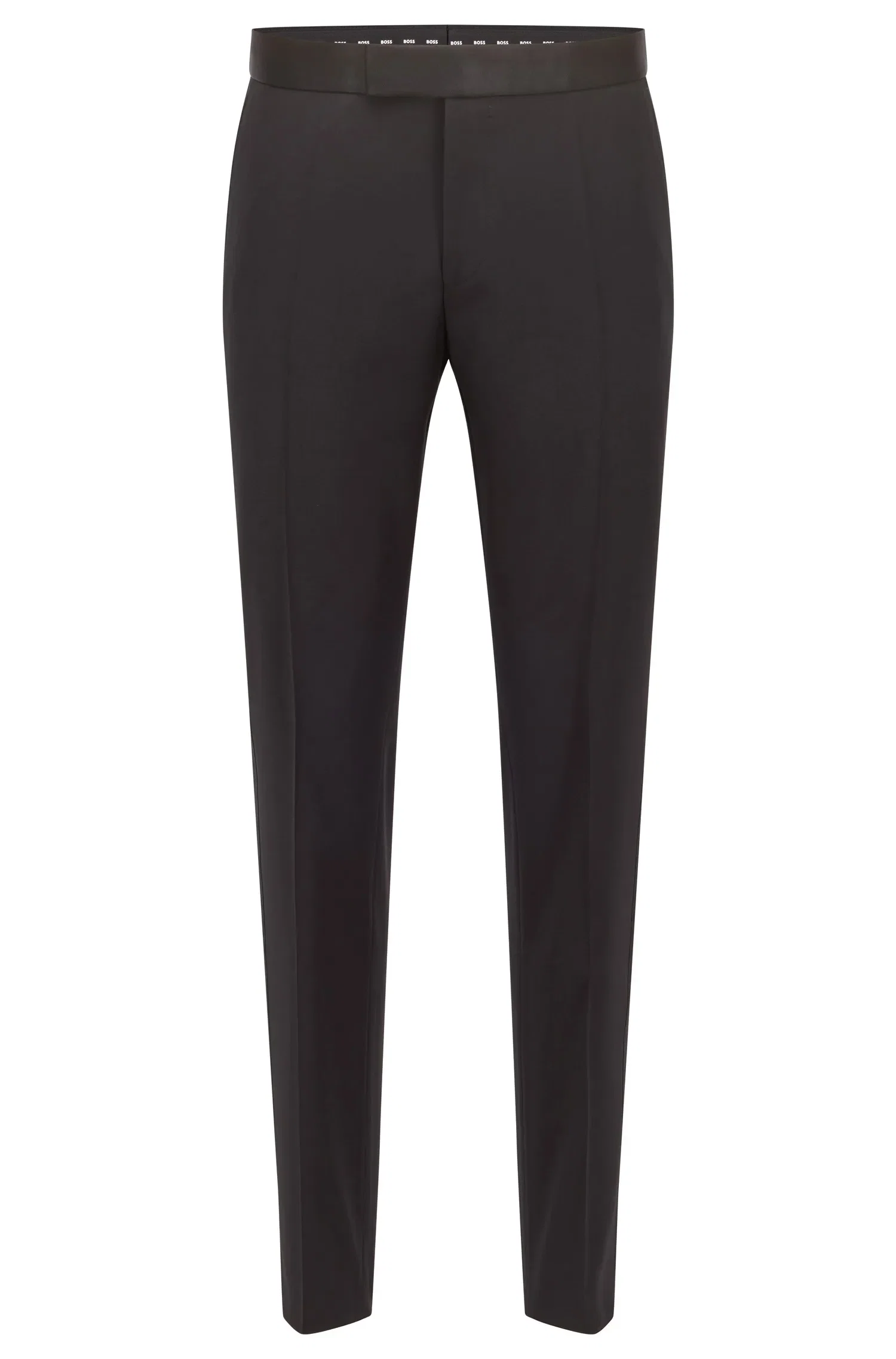 Calça De Smoking Em Sarja De Lã Virgem — imagem 1