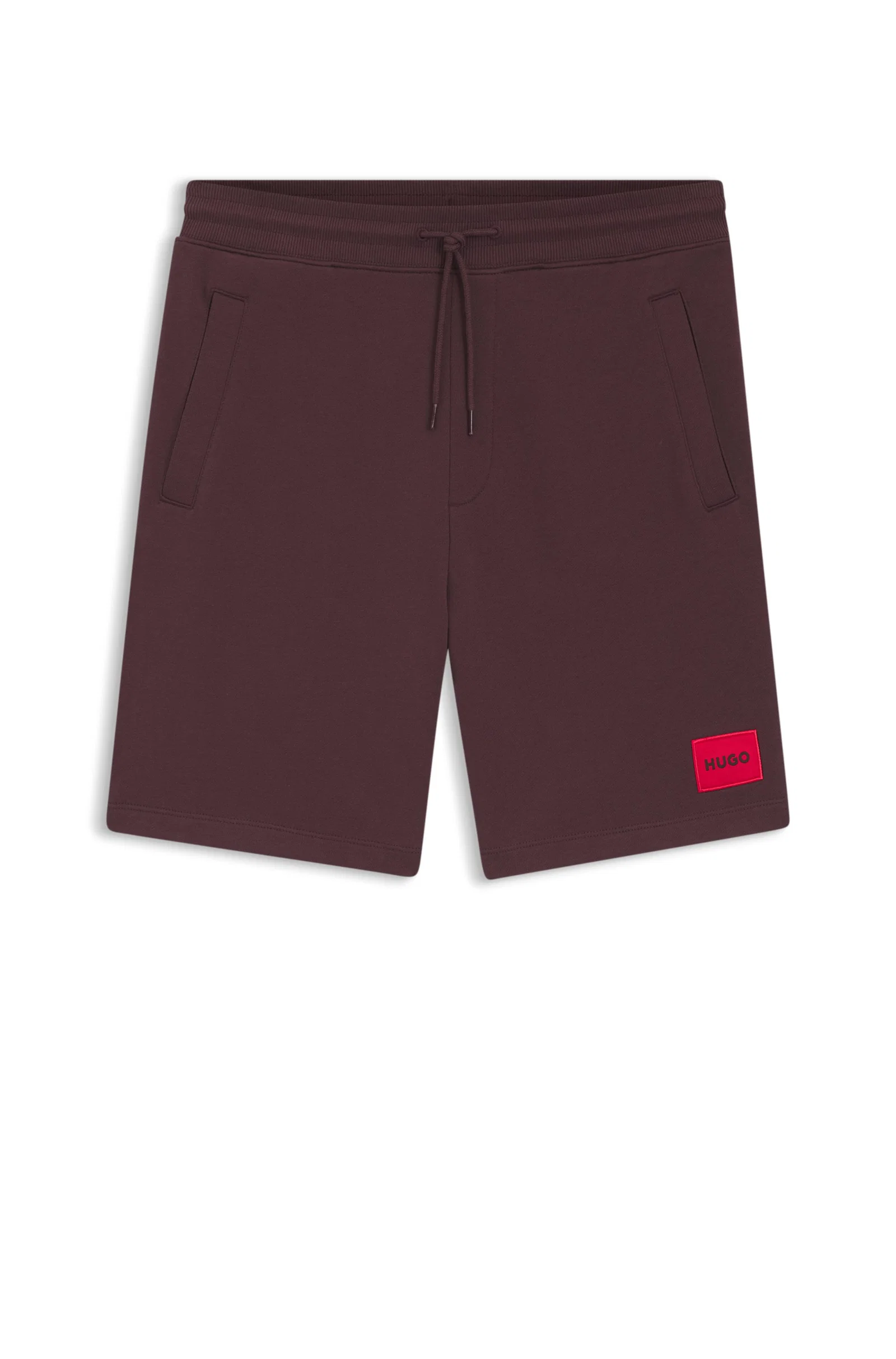 Shorts De Terry De Algodão Com Logo