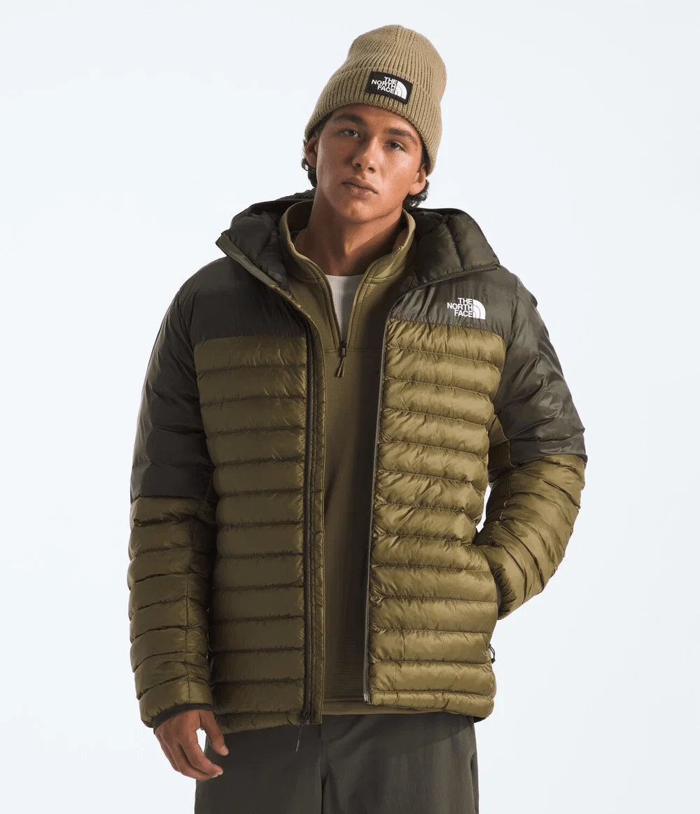 Jaqueta Masculina Terra Peak Hoodie New Taupe Green / Cedar