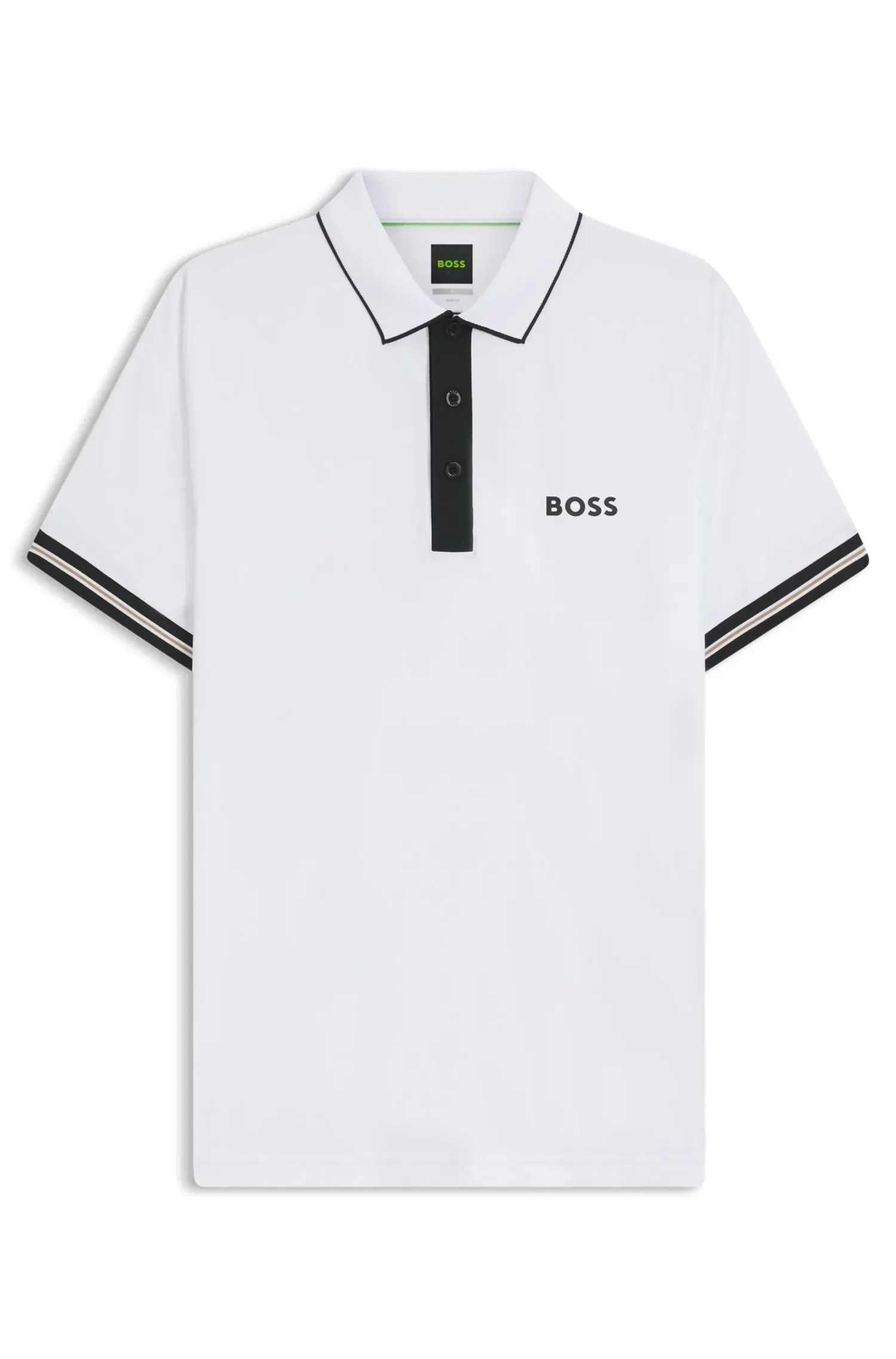 Polo Slim Fit Com Gestão Da Umidade