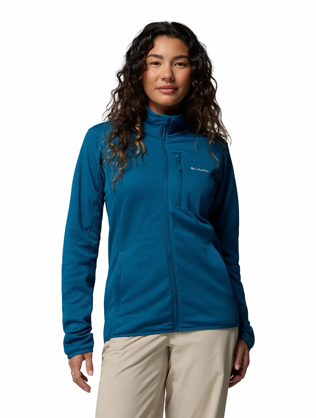 Jaqueta Fleece Columbia Feminina Essential Hike™ Grid — imagem 1