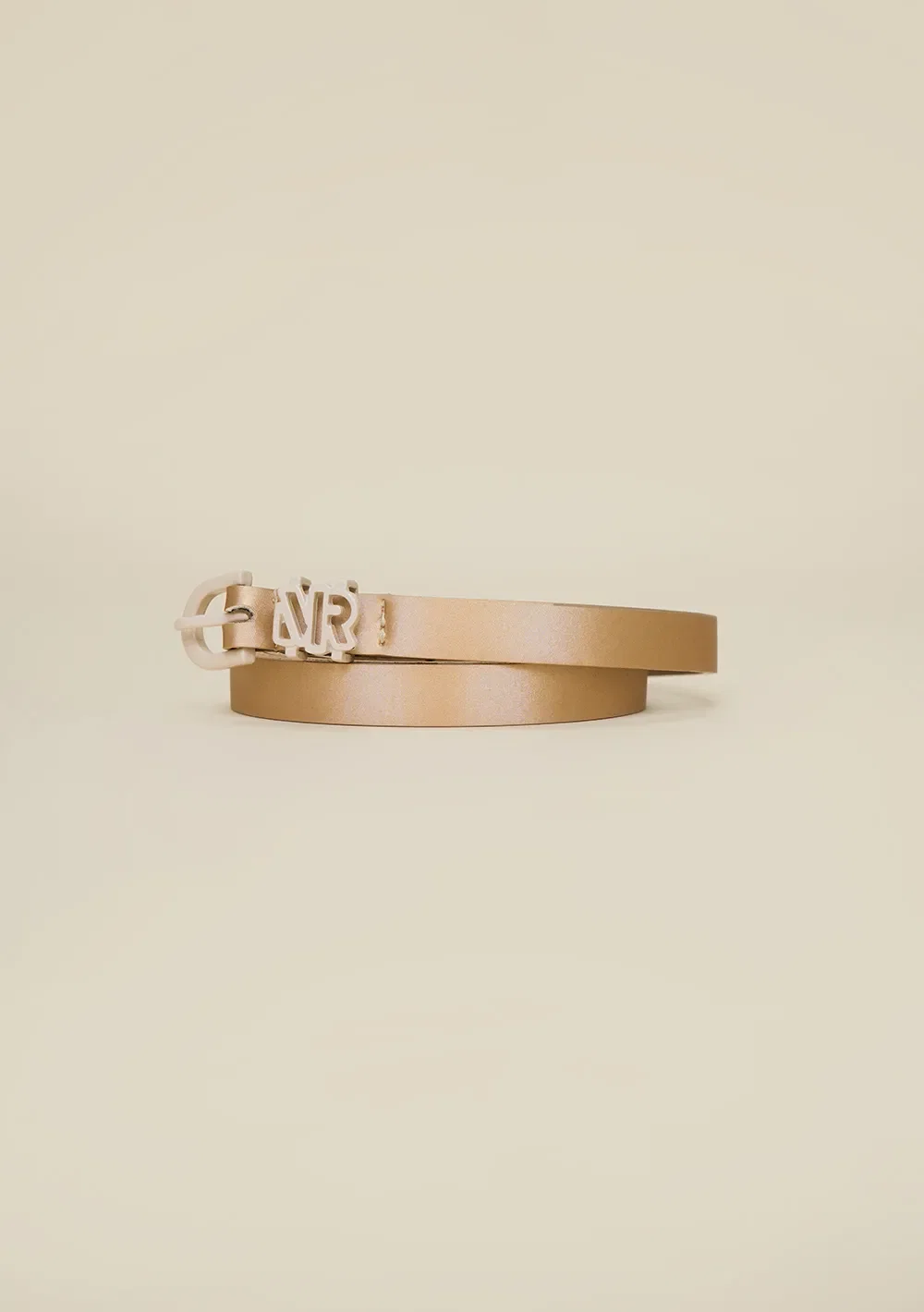 Cinto Cintura Quadril Fino Passante Personalizado Dourado — imagem 1