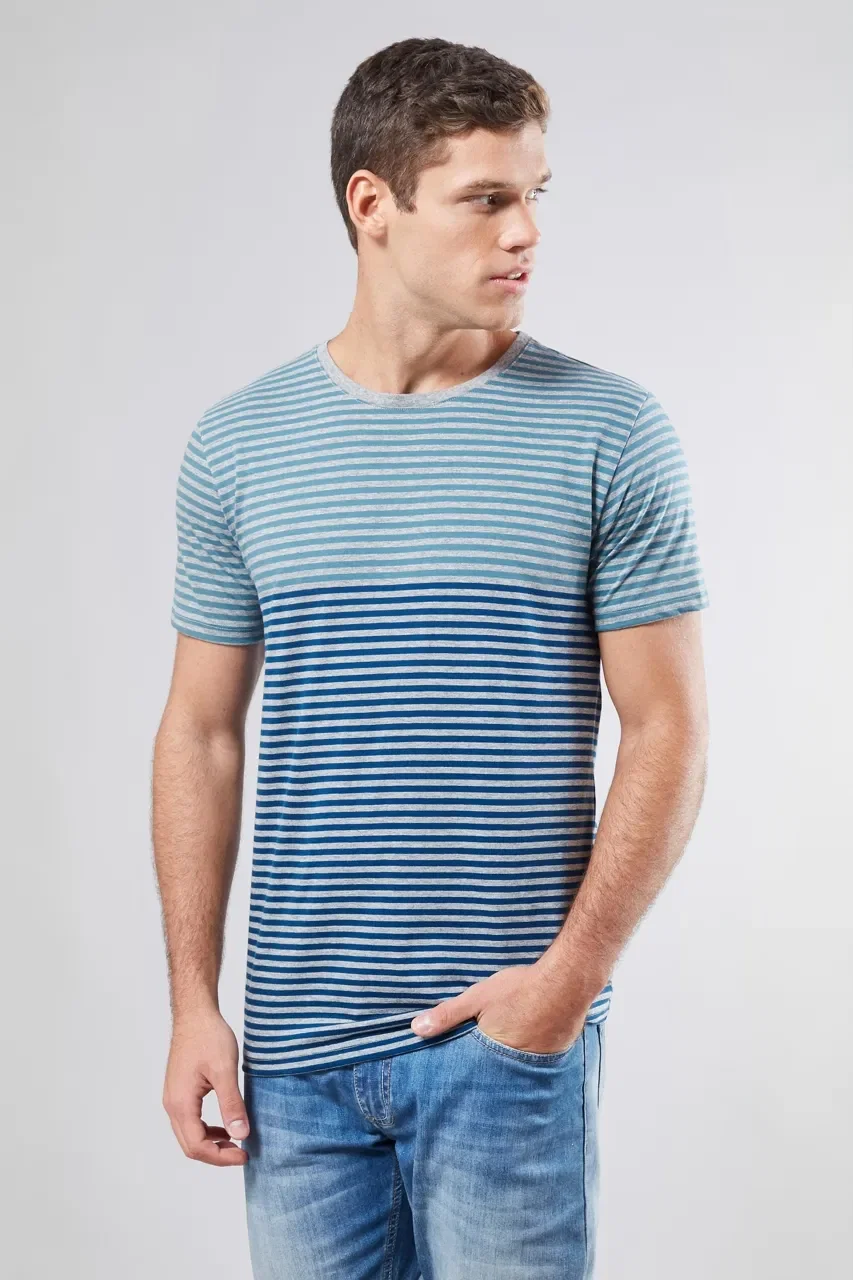 Camiseta RESERVA Enxuto Listras Cores — imagem 1