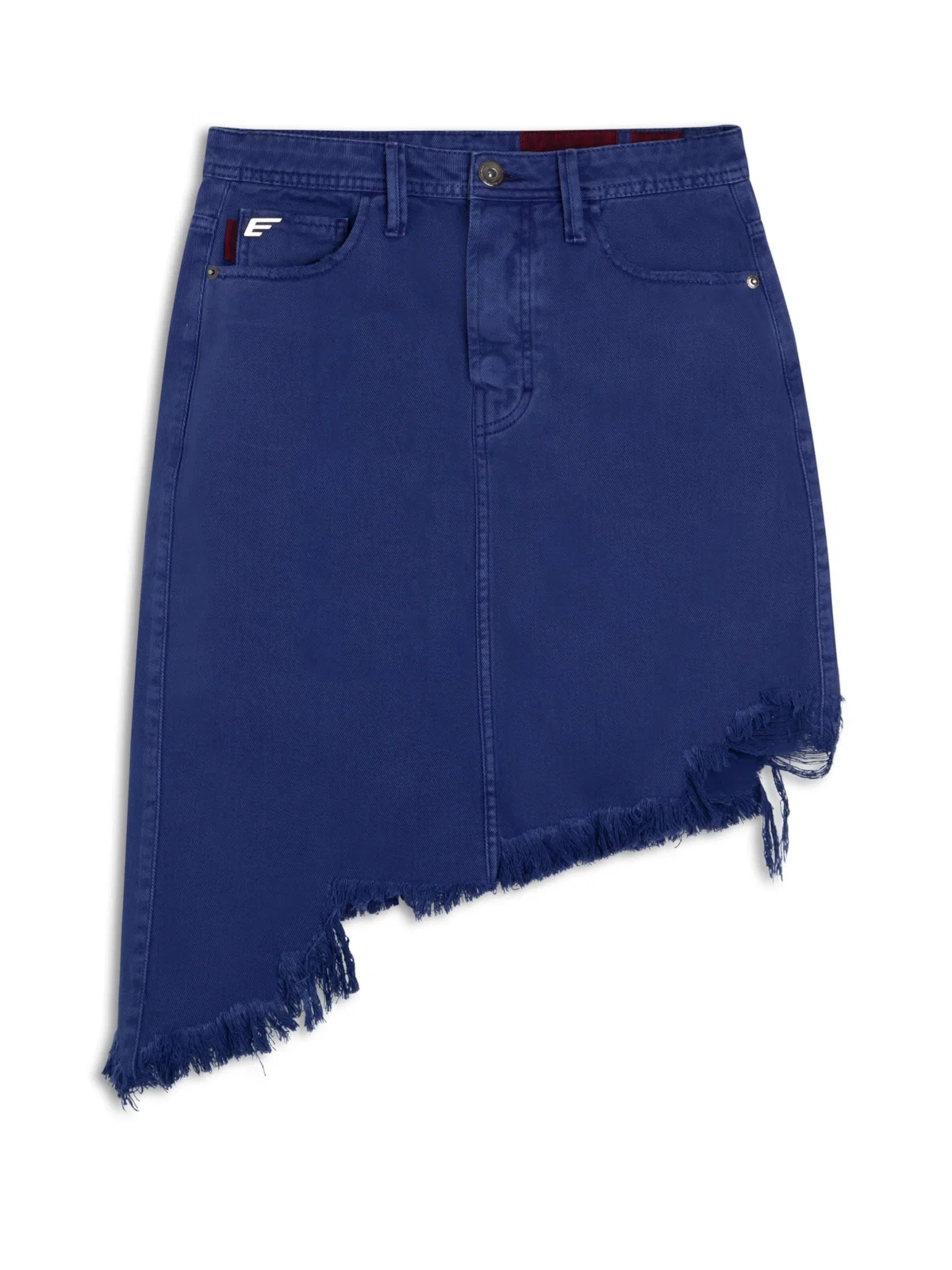 Saia White Denim Mom Purple Blue — imagem 1