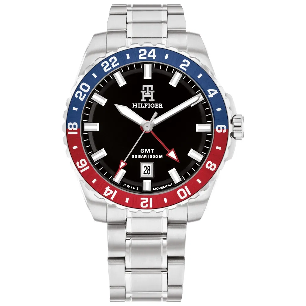 Relógio Tommy Hilfiger TH85 Masculino em Aço Prateado 1792131