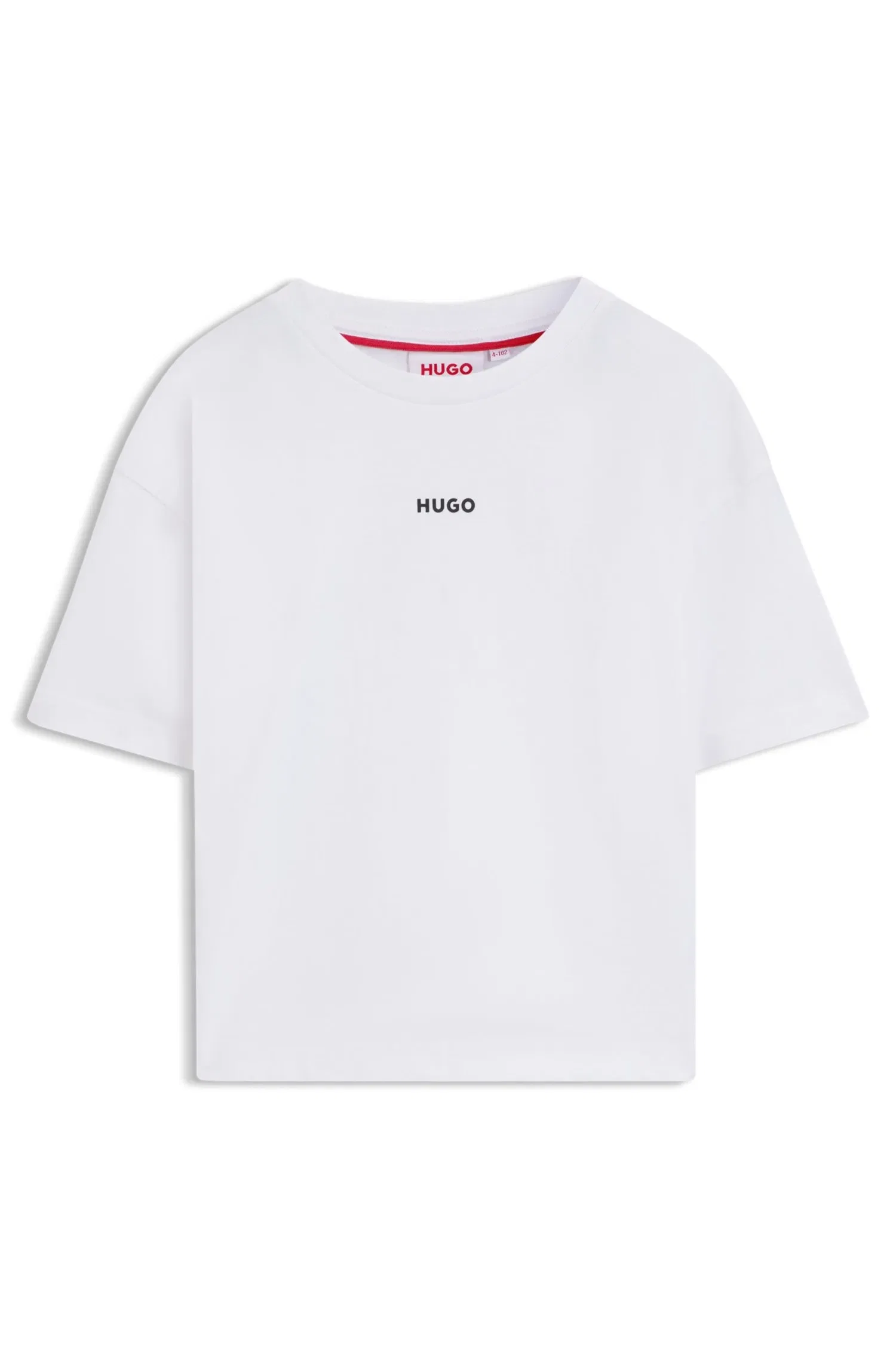 Camiseta Infantil Em Algodão Com Estampado De Logo — imagem 1