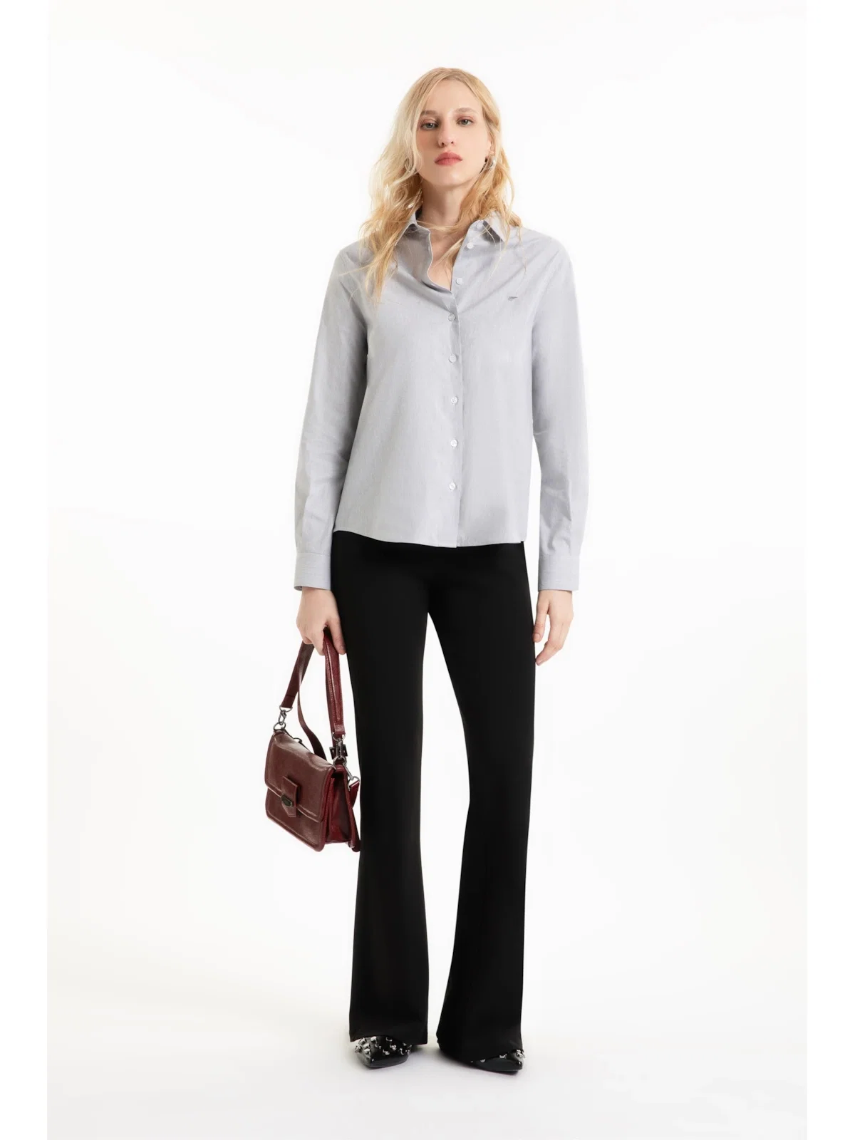 Camisa Tricoline Polska Relaxed Preto — imagem 1