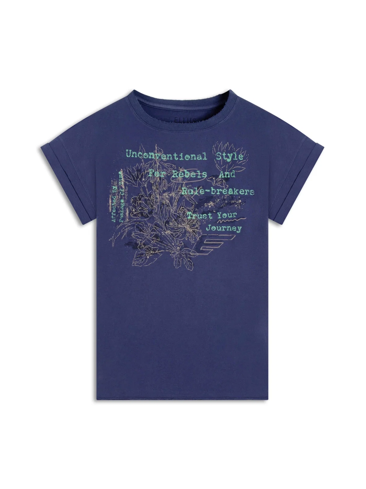 Blusa Ellus Rebels Fine Purple Blue