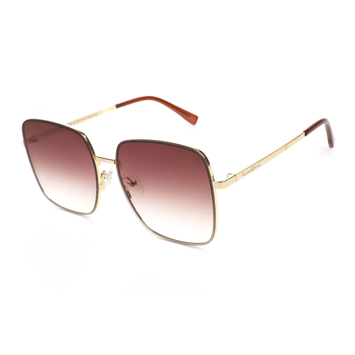 Óculos de Sol Feminino Chilli Beans Quadrado Degradê Marrom — imagem 1