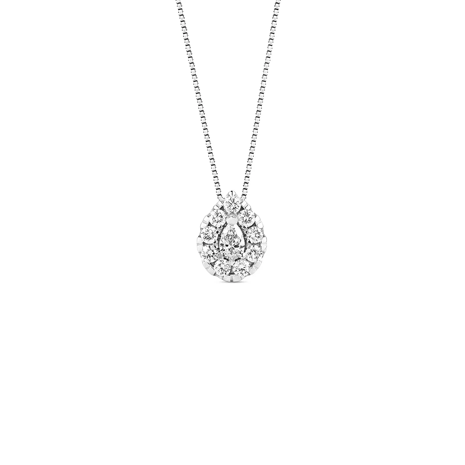 Pingente Solitário Cielo em Ouro Branco 18K com Diamante de Laboratório 0,28 CT — imagem 1