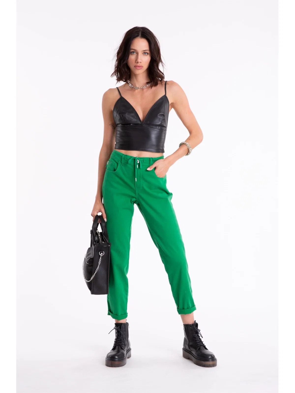 Calça Jogging Color Preppy Ii e Verde Bandeira — imagem 1