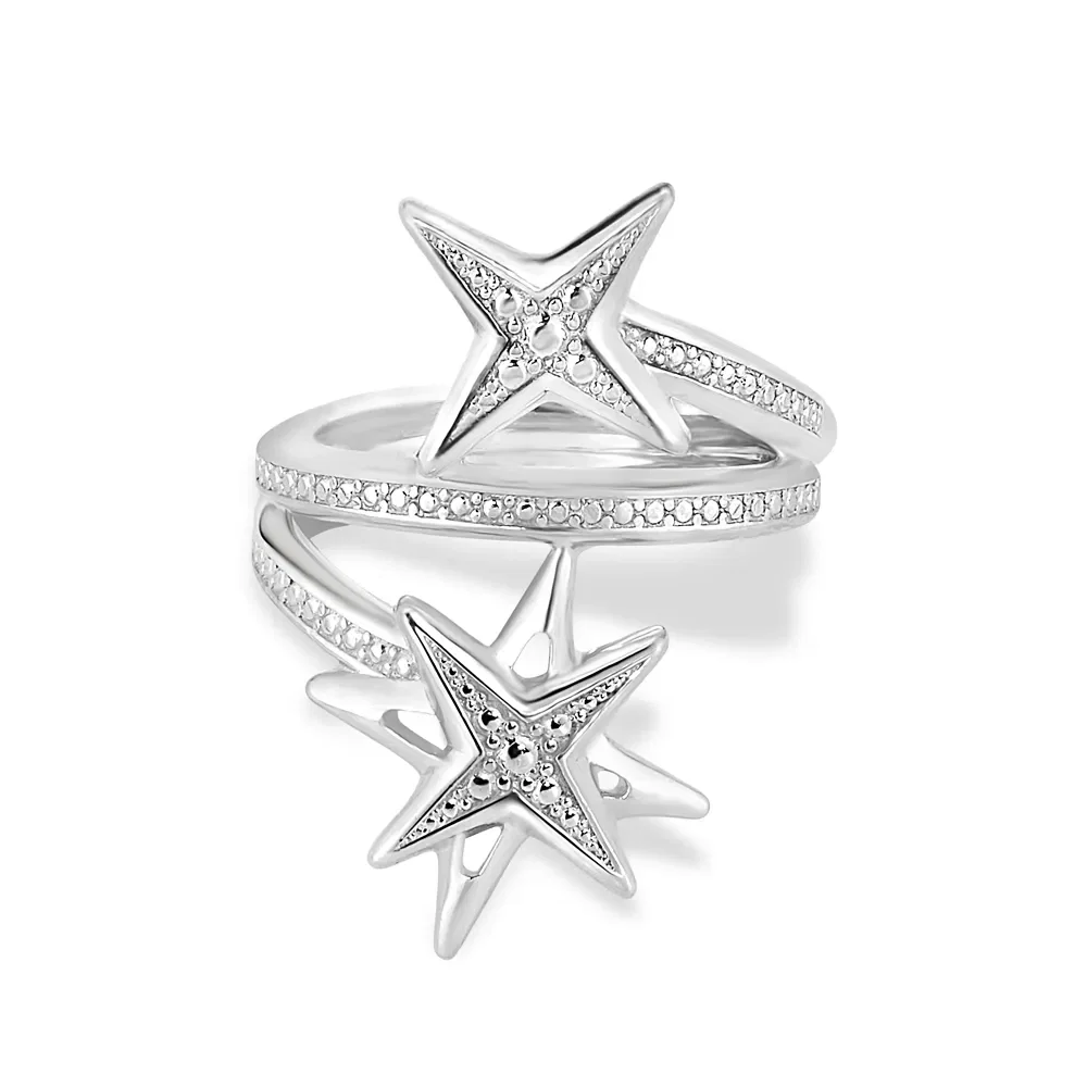 Anel Life Star III Triplo em Prata 925 — imagem 1