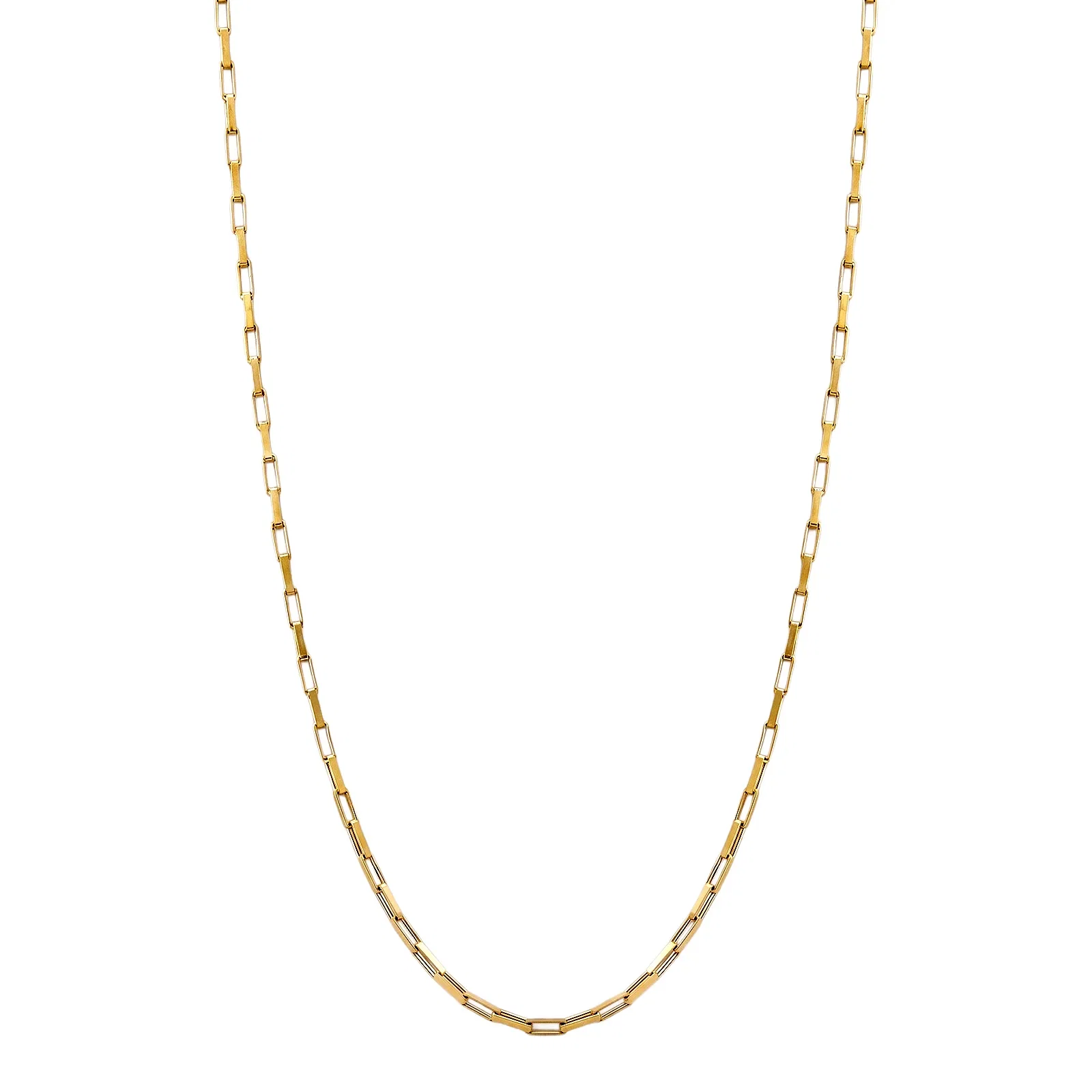 Corrente Veneziana Alongada em Ouro Amarelo 18K, 50 cm — imagem 1