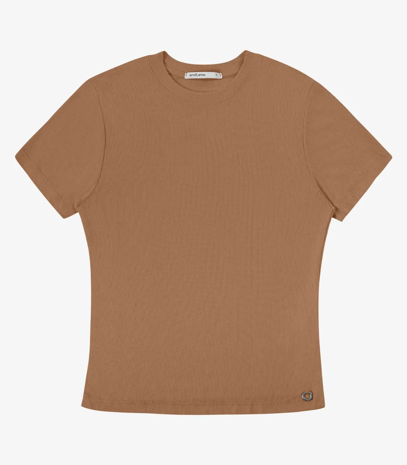 Blusa Feminina Em Ribana Endless Marrom
