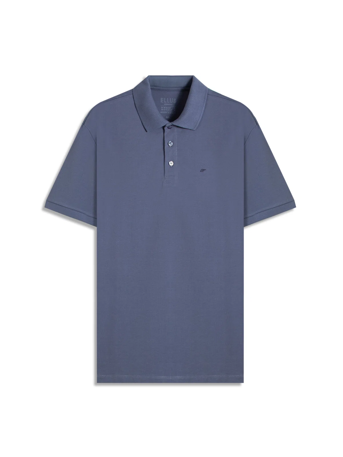 Polo Easa Piquet Azul Jeans