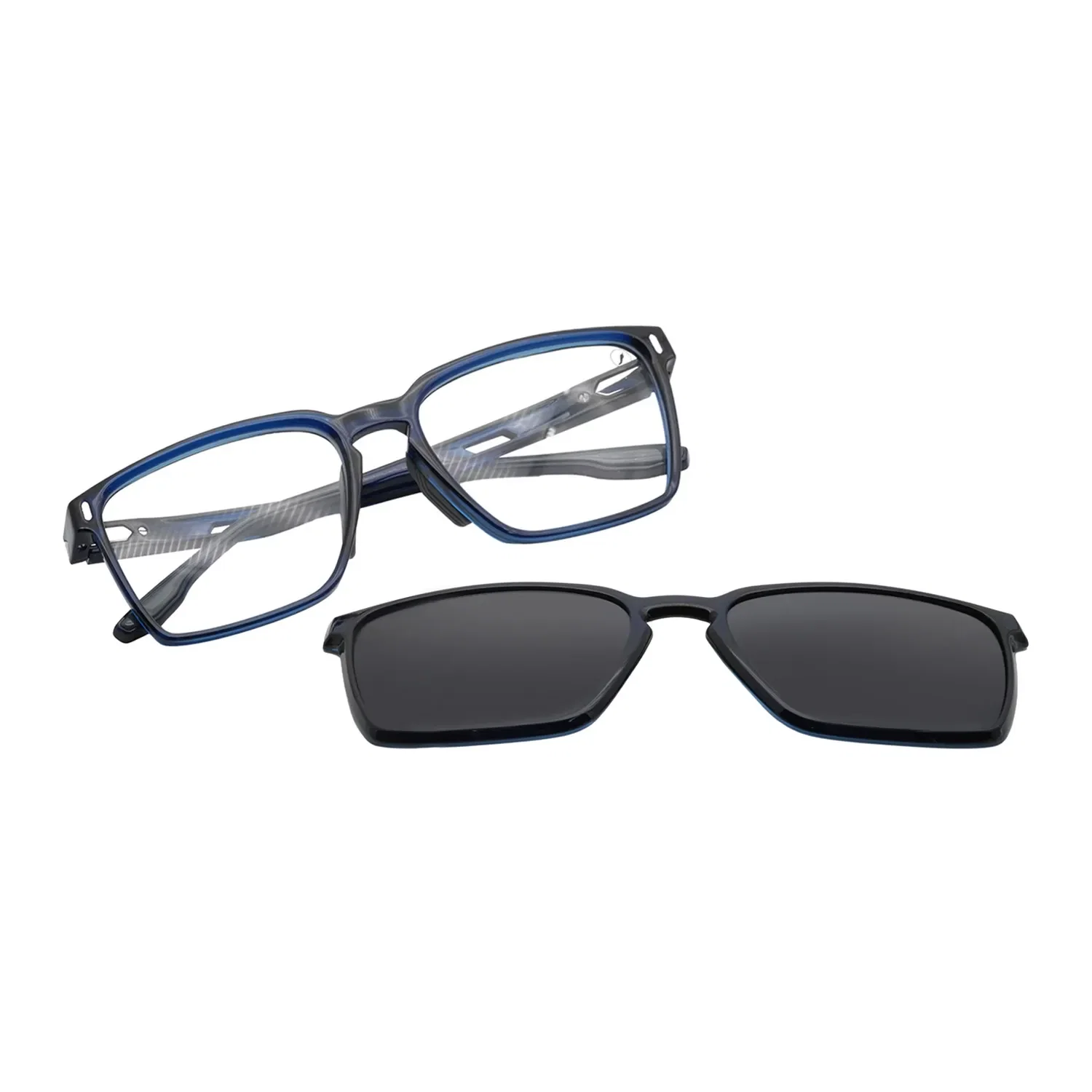 Armação Para Óculos de Grau Masculino Chilli Beans Multi Polarizado Azul — imagem 1
