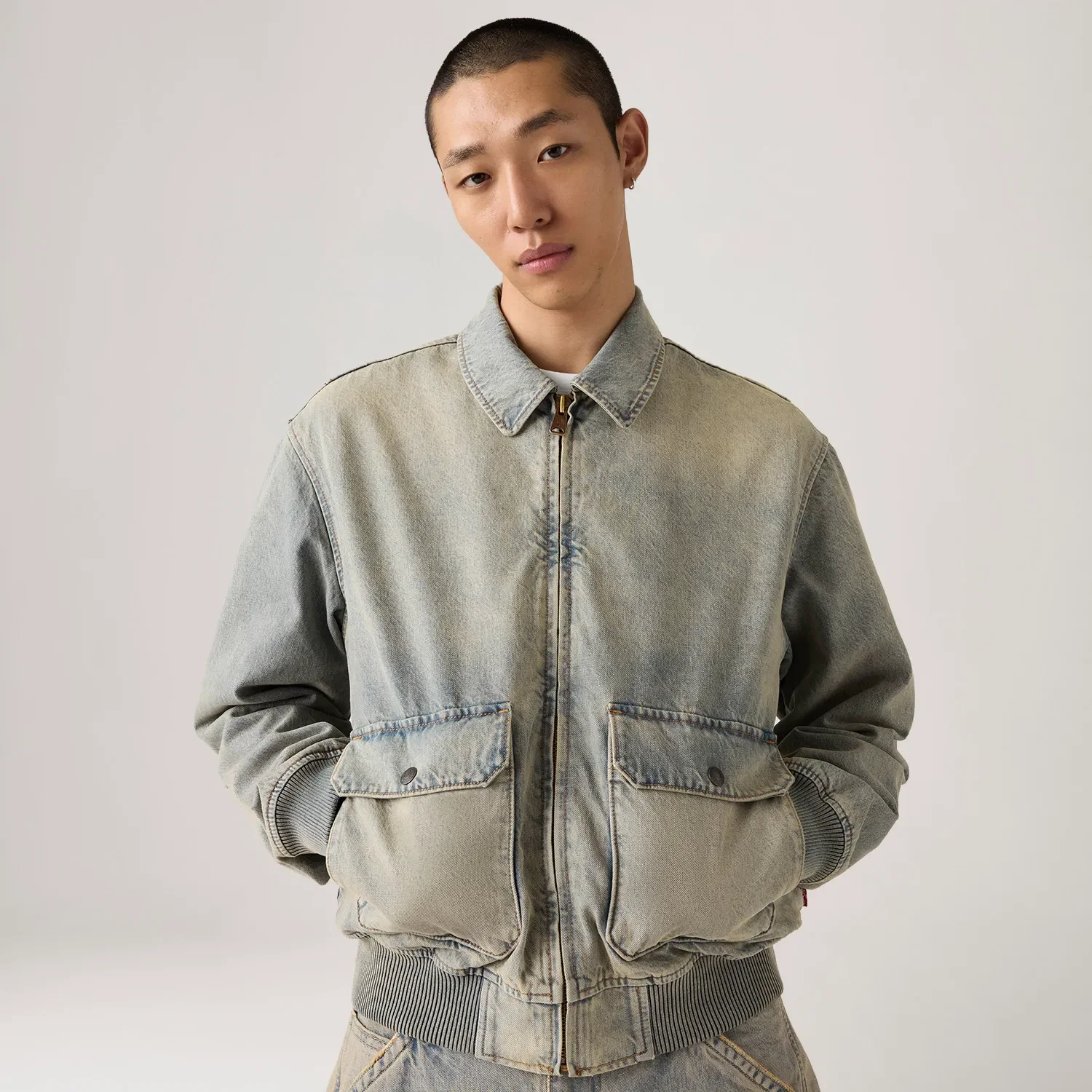Jaqueta Jeaqns Levi's® Cartland Lavagem Clara — imagem 1