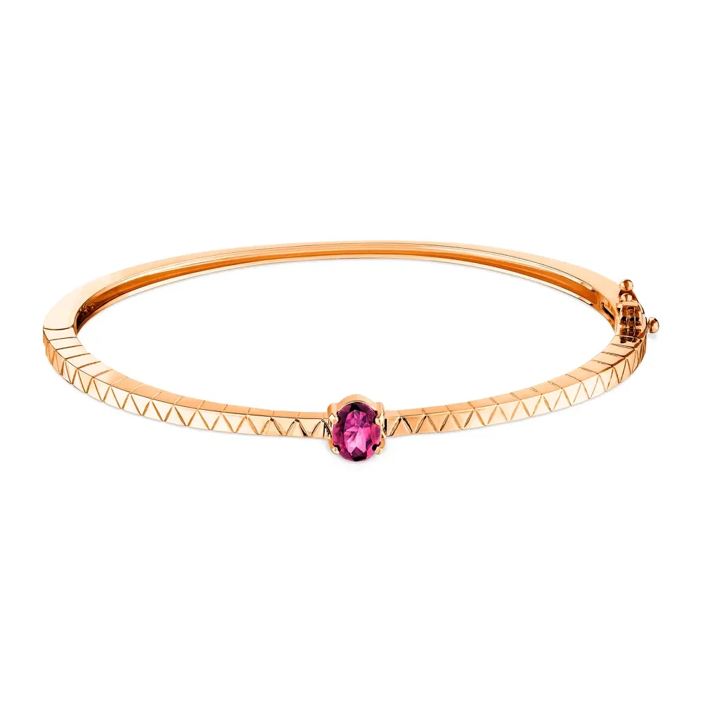 Pulseira Icona em Ouro Vivara 18k com Rodolita — imagem 1
