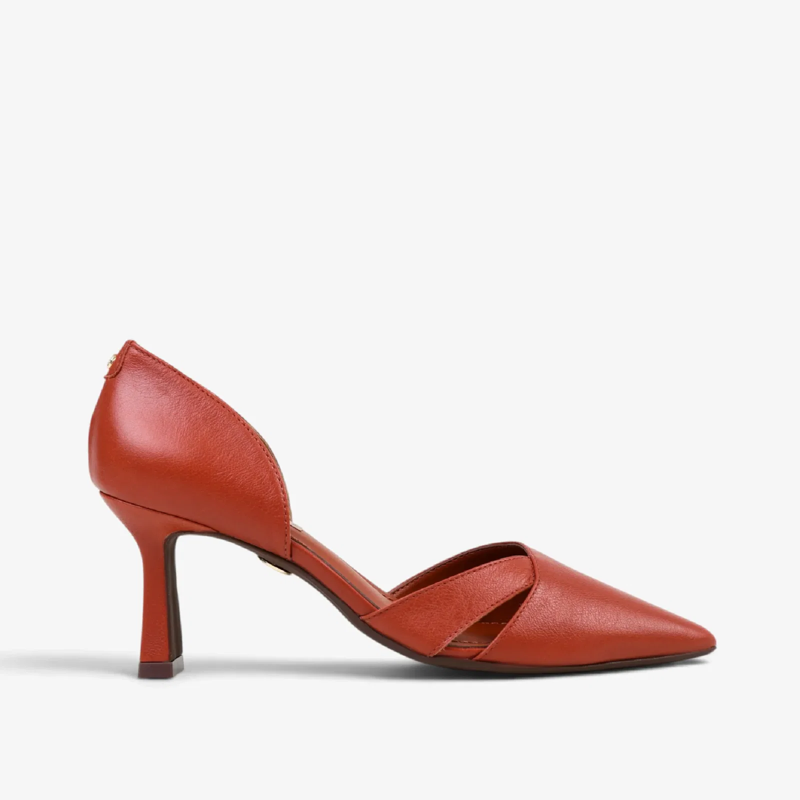 Scarpin Caramelo Argila Couro — imagem 1