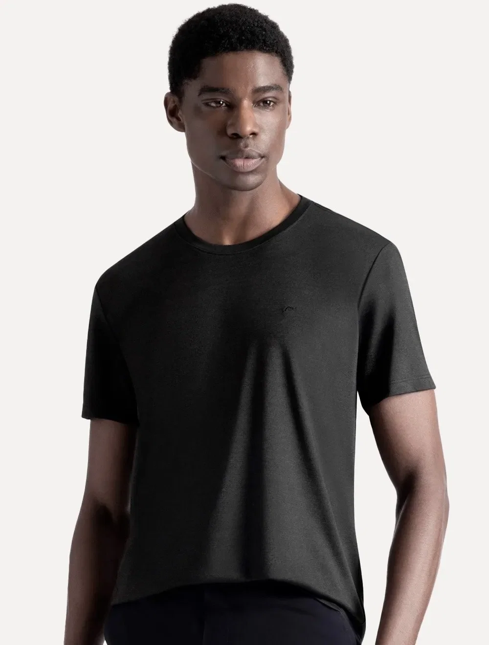 Camiseta Ellus Masculina Cotton Fine Rocket Preta