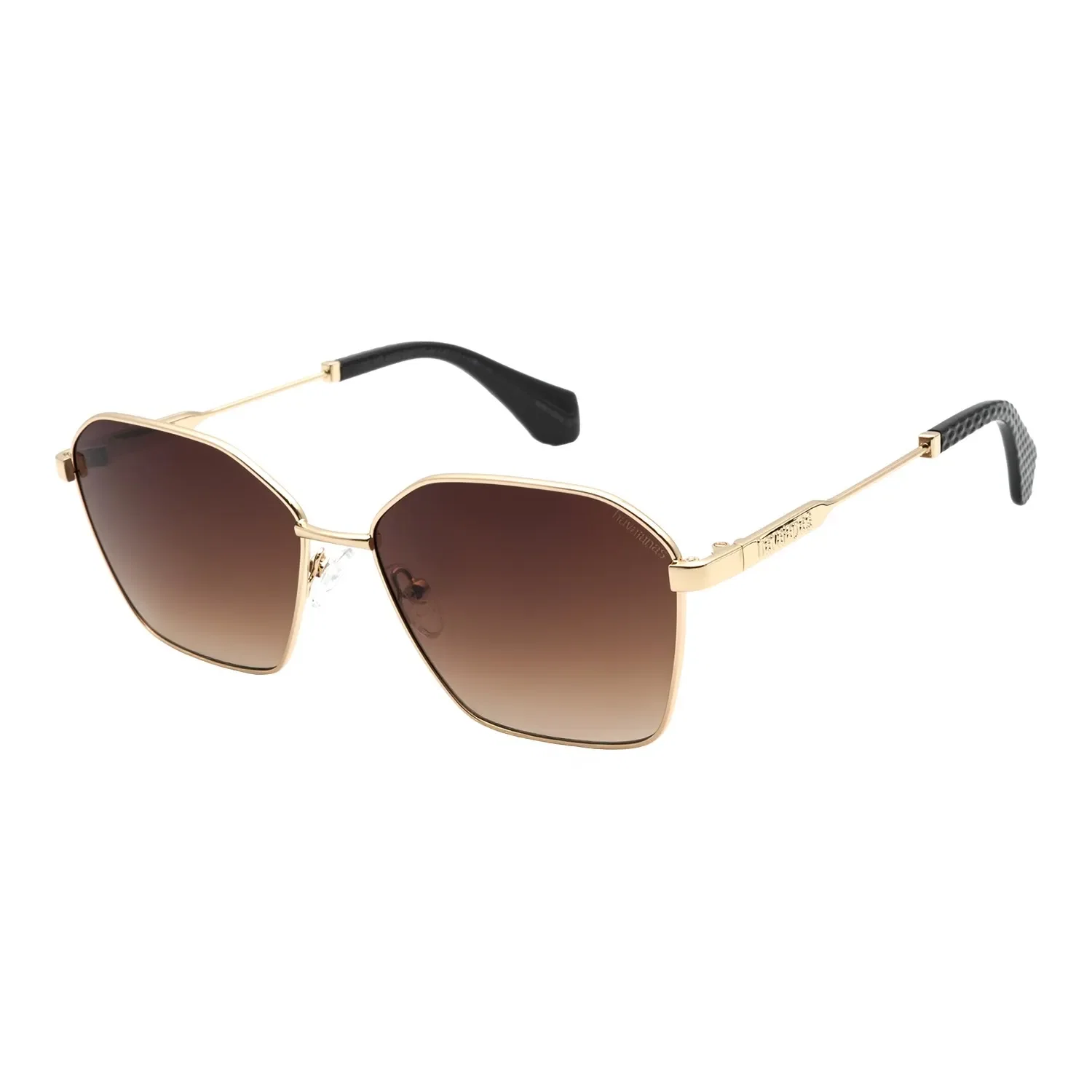Óculos de Sol Feminino Havaianas Quadrado Dourado — imagem 1