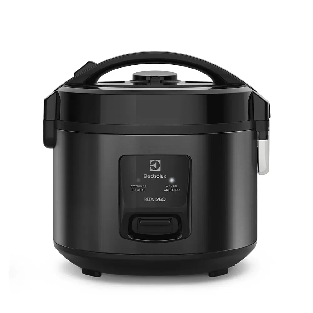 Panela de Arroz Elétrica Electrolux por Rita Lobo 2L Preta Efficient Visor Glass (ERC10) — imagem 1