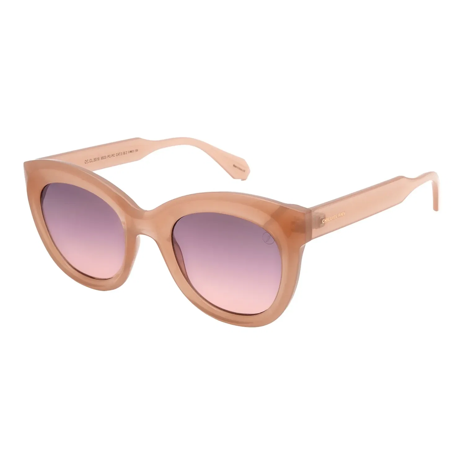 Óculos de Sol Feminino Chilli Beans Casual Bege — imagem 1