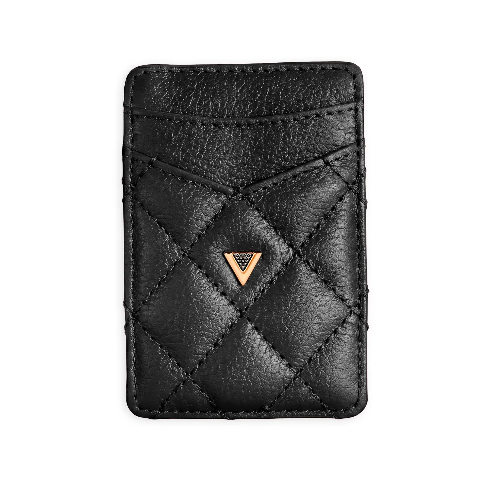 Porta-Cartões Vivara em Couro Preto
